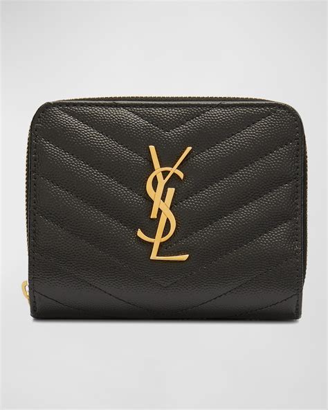 ysl mini wallet|ysl zip wallet.